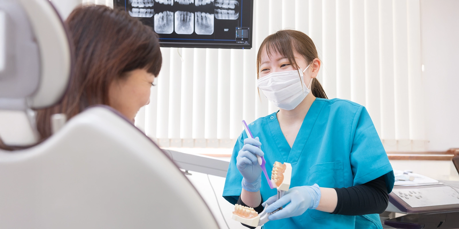 ブラッシング指導